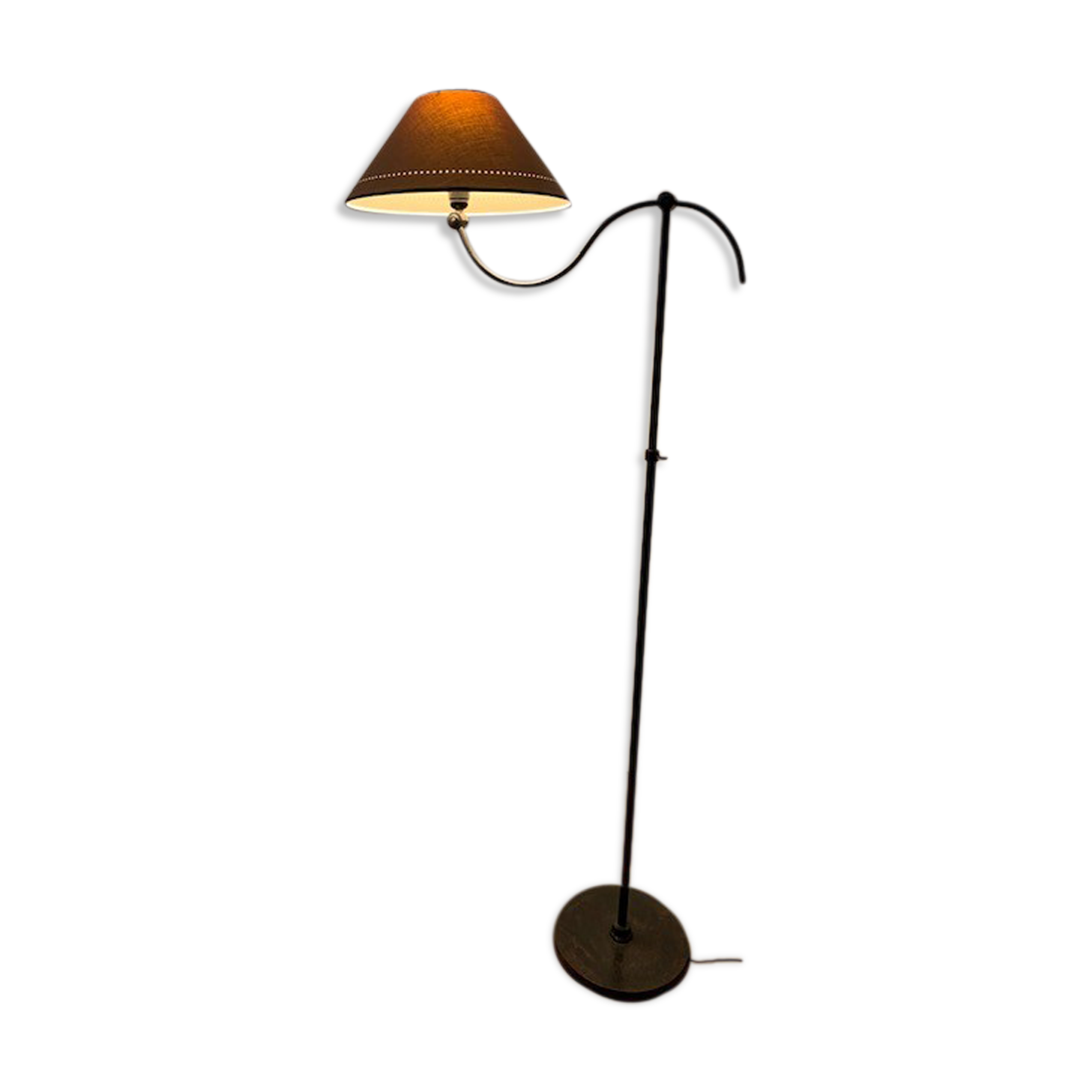 Wrought iron lamppost