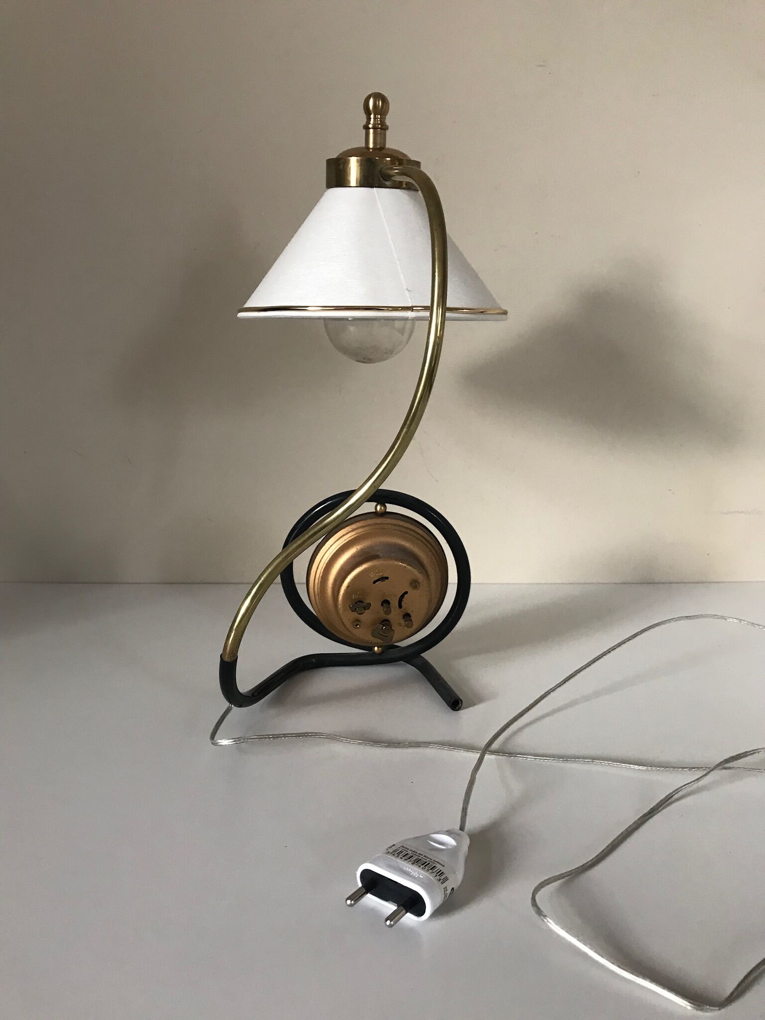 Lamp alarm clock vintage 60s bayard