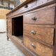 Drapery oak counter 1900
