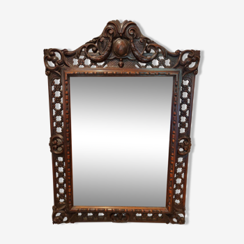 Mirror Louis XIII mercury 150 x 95 cm