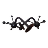 Set of 2 black Sputnik coat racks