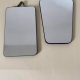 2 Small different velvet mirrors