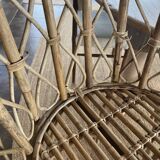 Rattan high chair
