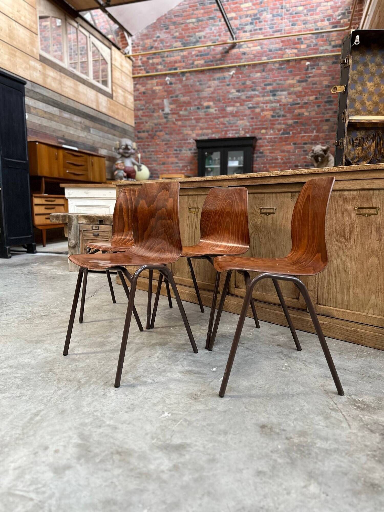 Set of 4 Pagwood Chairs by Pagholz Flötotto