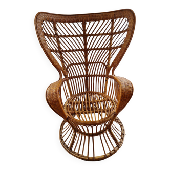 Gio ponti and lio carminati vintage armchair. bonacina edition 1950.