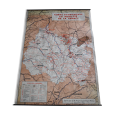Carte scolaire France économique, région Nord Est