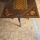 Table à jeux mouchoir style Louis XV marqueterie échecs