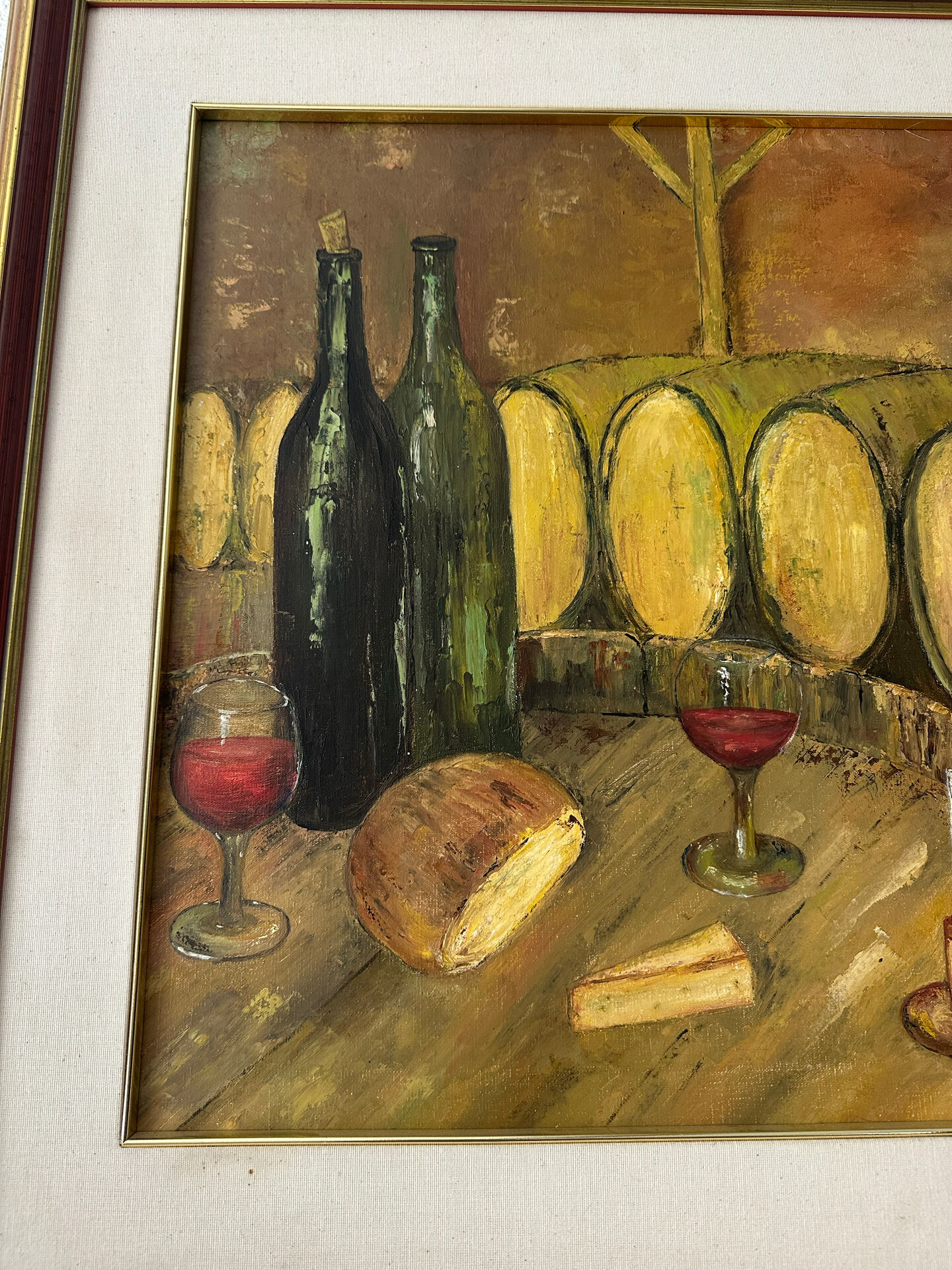 Peinture à l’huile nature morte