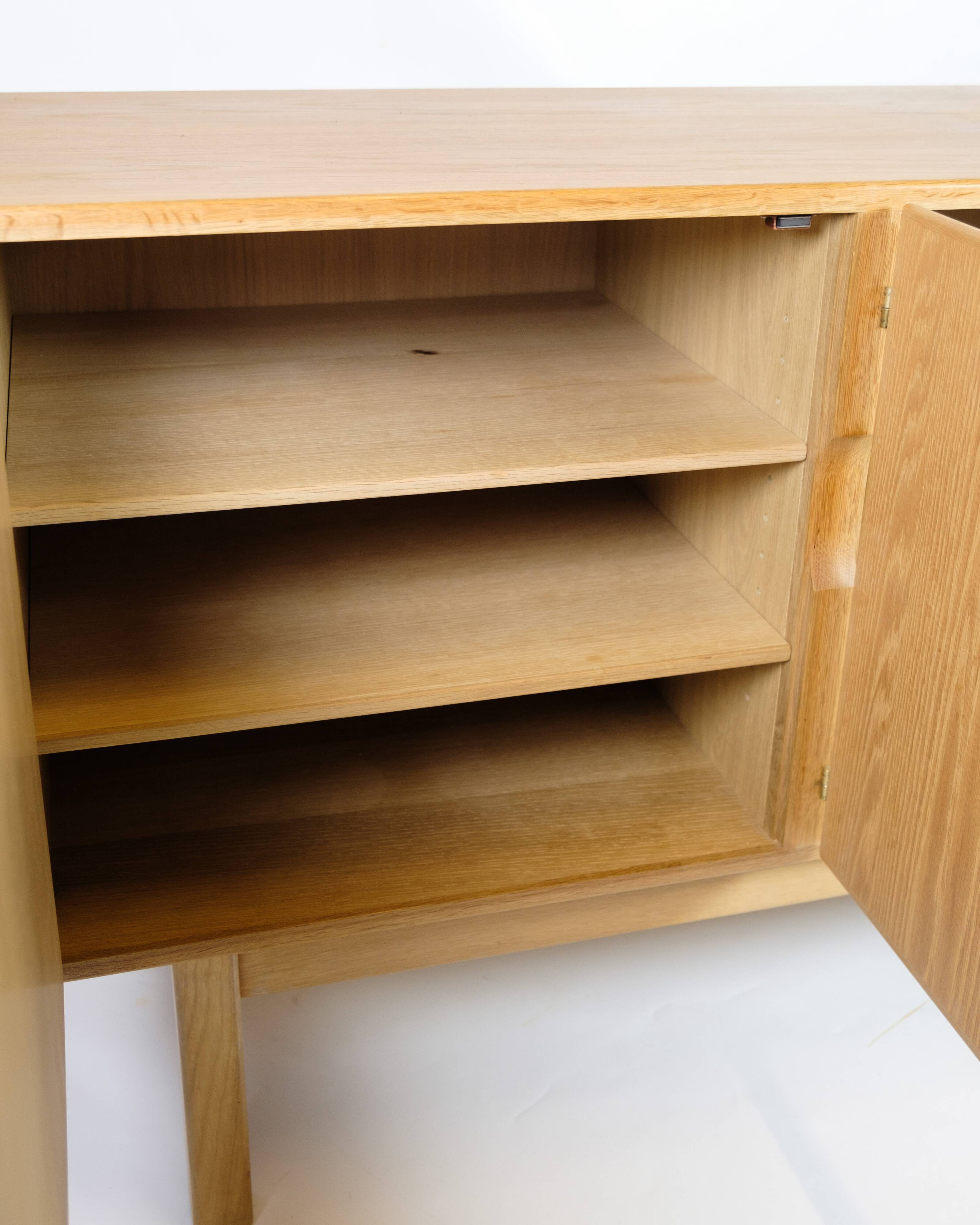 Sideboard Made In Light Oak, Danish Design From 1960s
