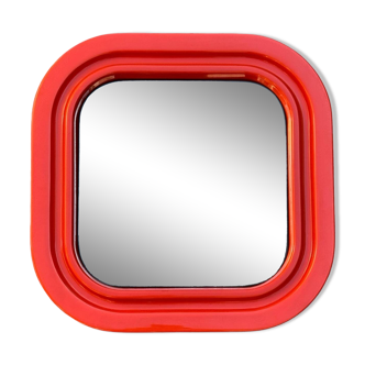 70s pop orange mirror