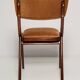 Mid-Century Modern Bumerang Chair, Brown Beige Velvet, Poland, 1960s