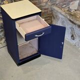 Small Mado kitchen unit from 1960 repainted in Sèvres blue