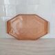 Art Deco Rosaline Style Pink Glass Tray