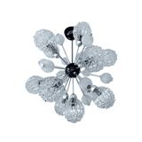 Large vintage pendant light, 70s