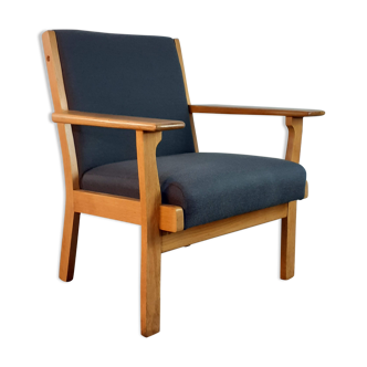 Fauteuil Hans Wegner GE-330 par Getama vintage scandinave 1960s