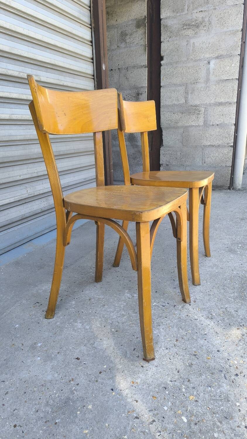 Pair of Luterma bistro chairs, 1960s