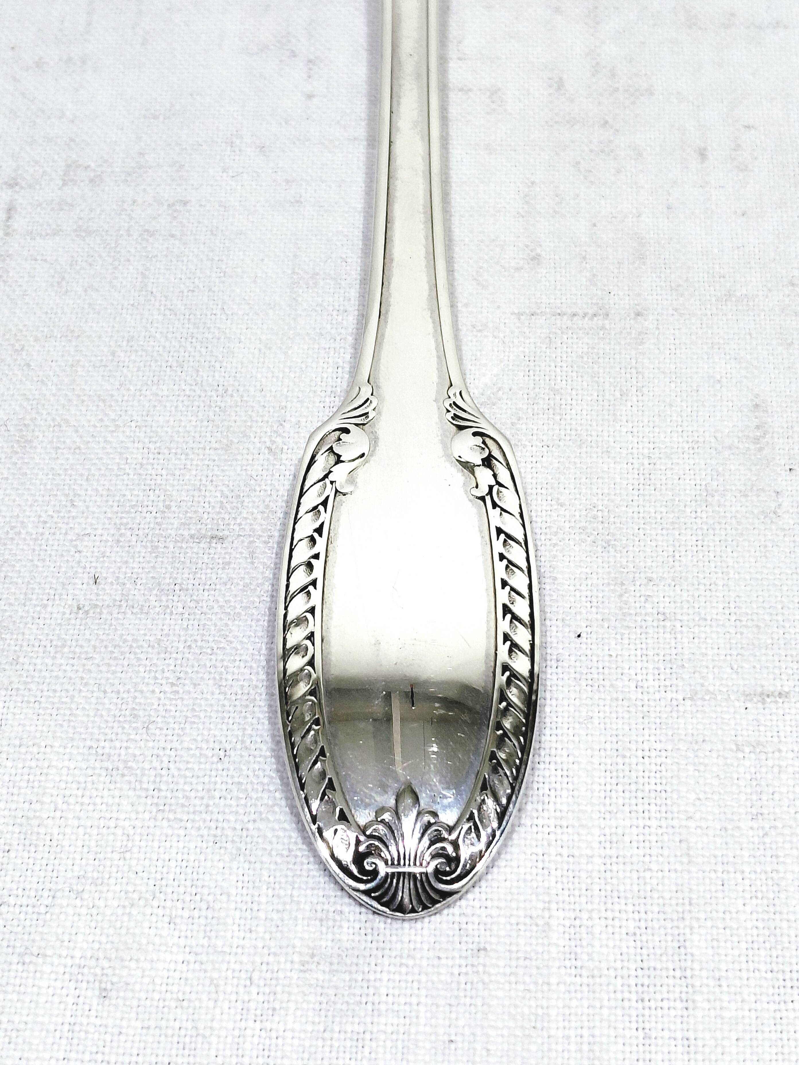 Ravinet Denfert - couverts de service a glace argent et vermeil