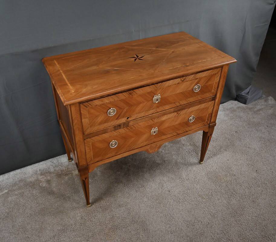 Marquetry Commode, Louis XVI Style – 1st part of the 20th century