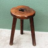Wooden tripod stool