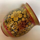 Vase russe khokhloma