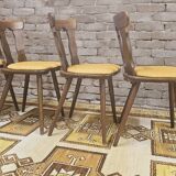 Set of 4 bistro chairs 1960