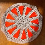 Vintage ceramic plate Vallauris style