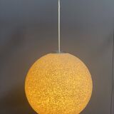 Suger ball lamp in yellow by John and Sylvia Reid 1960s
