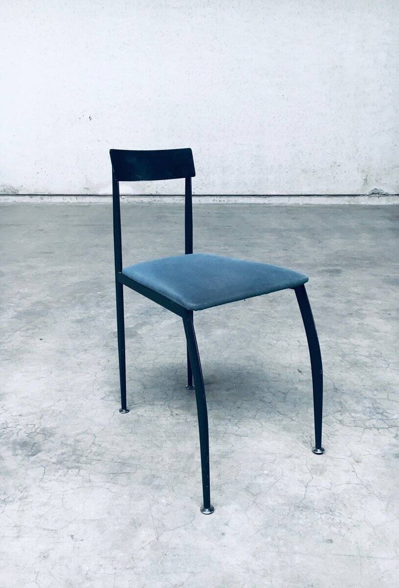 Postmodern Lolly Dining Chair Set from Fly Line, Italy, 1980s, Set of 9