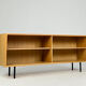 Vintage shelf sideboard lowboard bookcase WK oak mid-century