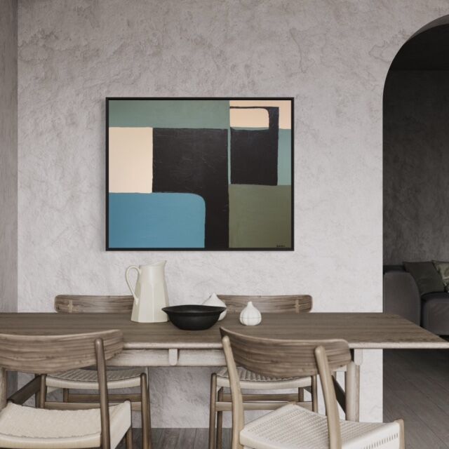 Abstract green table