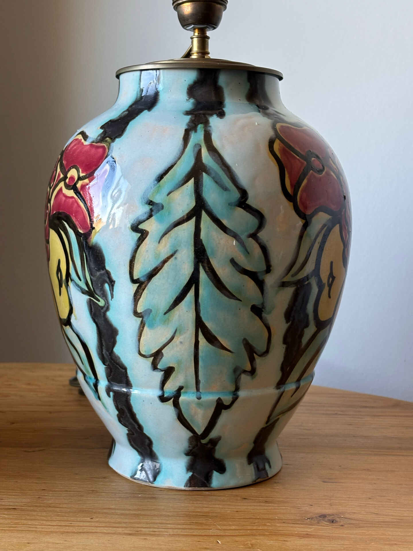 Desvres ceramic lamps - Henri Delcourt