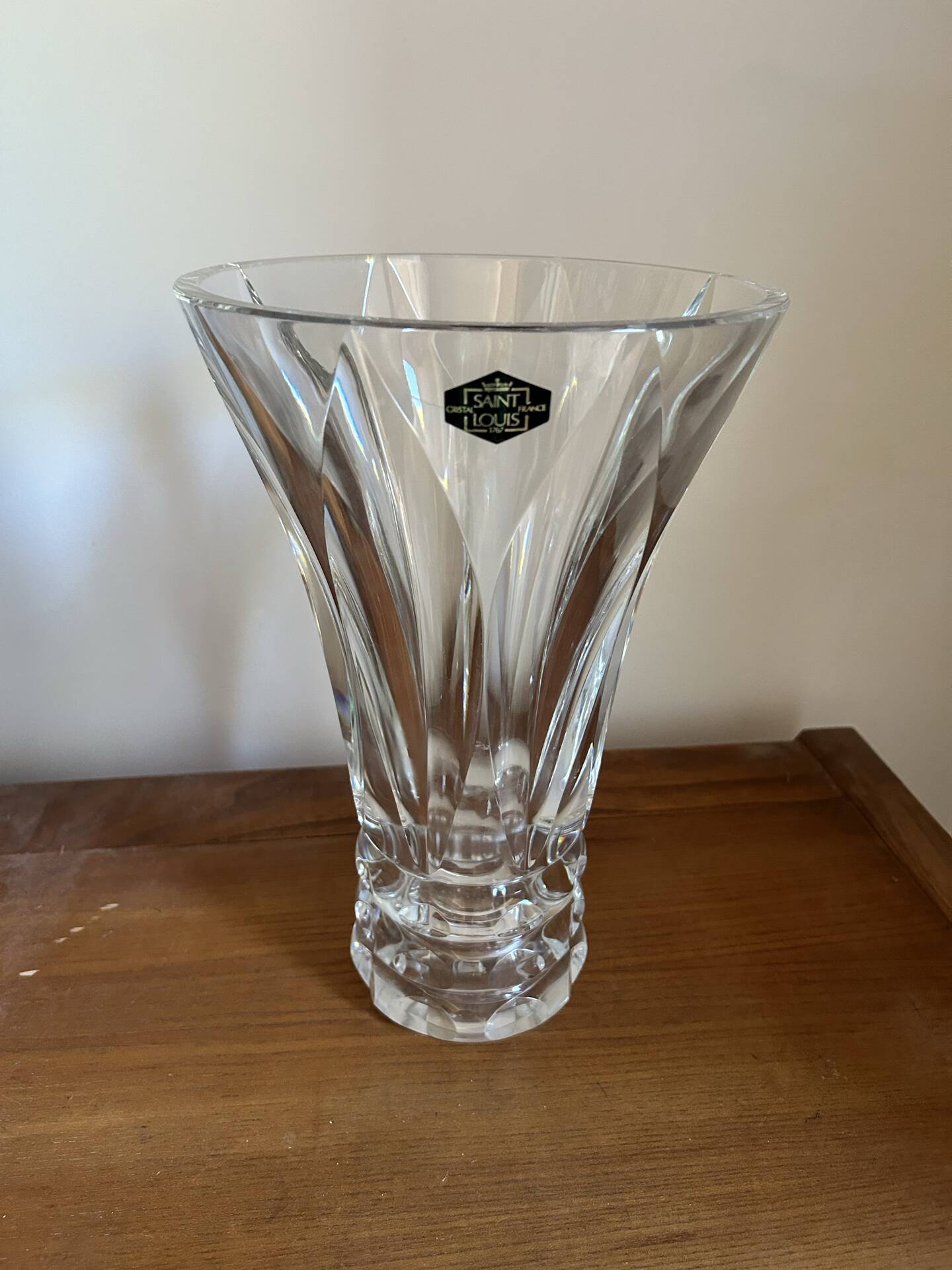 Vase Saint Louis en cristal