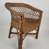 Wicker children's chair