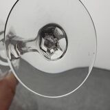 6 signed crystal water/wine glasses