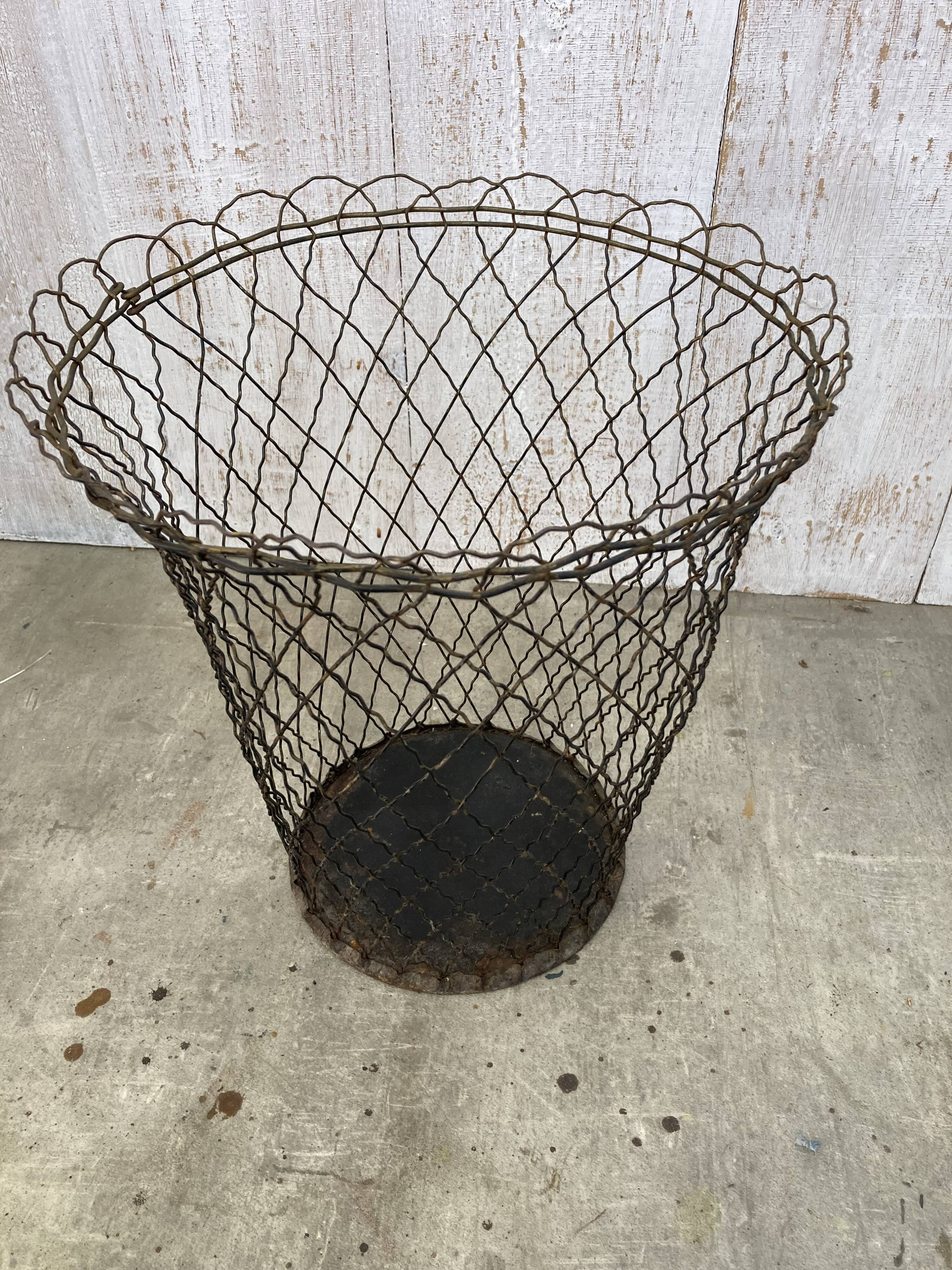 Vintage waste paper basket
