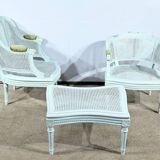 Broken Beech Duchess with Rechampi, Louis XVI style – 2nd part of the 19th century