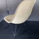 Eames lounge chair white fibre parchment base cat’s cradle Herman Miller