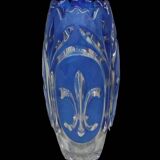 Old vase with fleur de lys decor