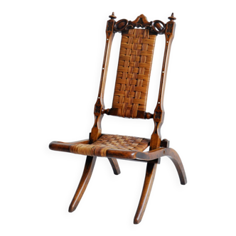 Antique rattan chair