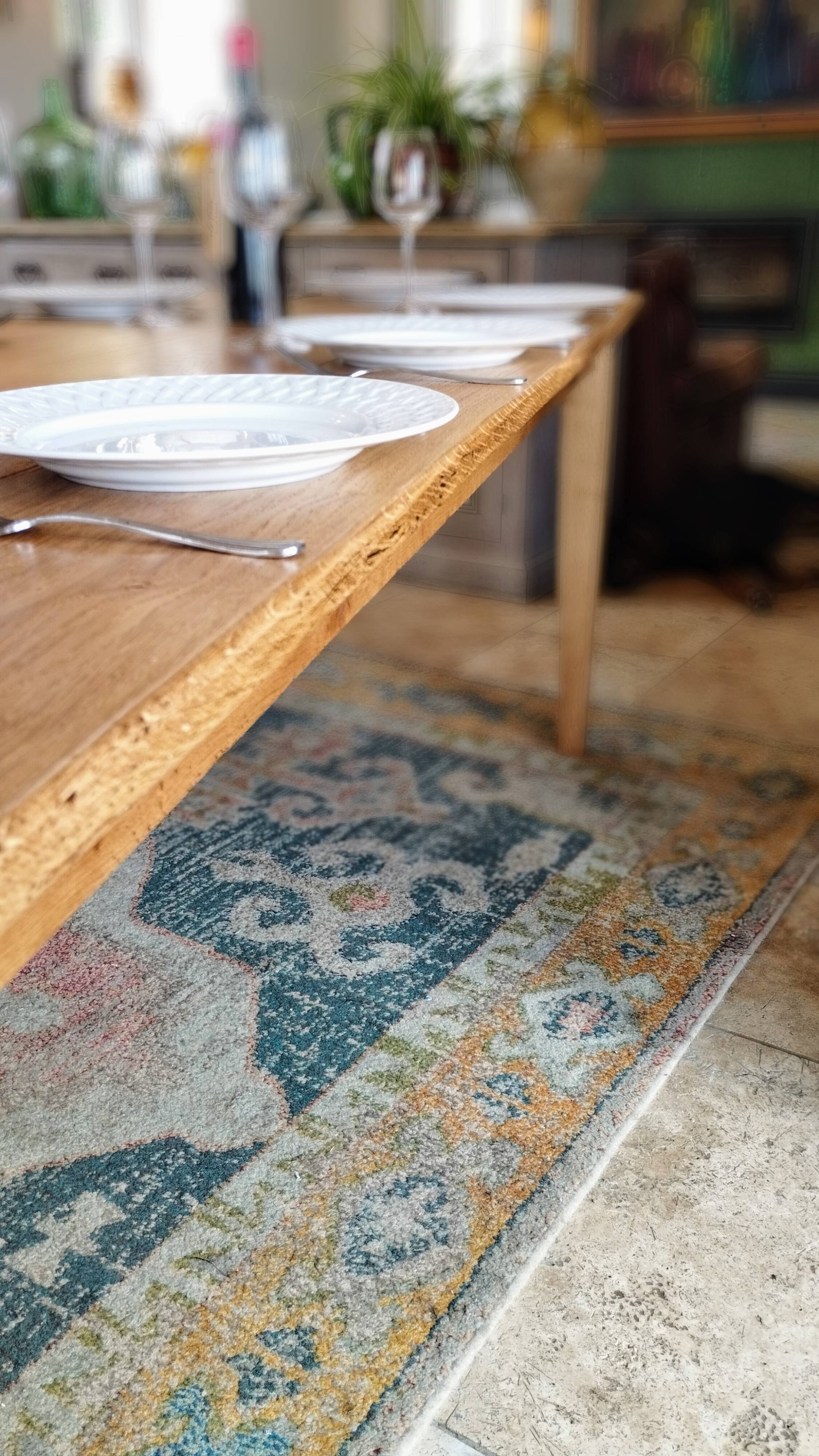 Farmhouse table 200 x 80 light oak