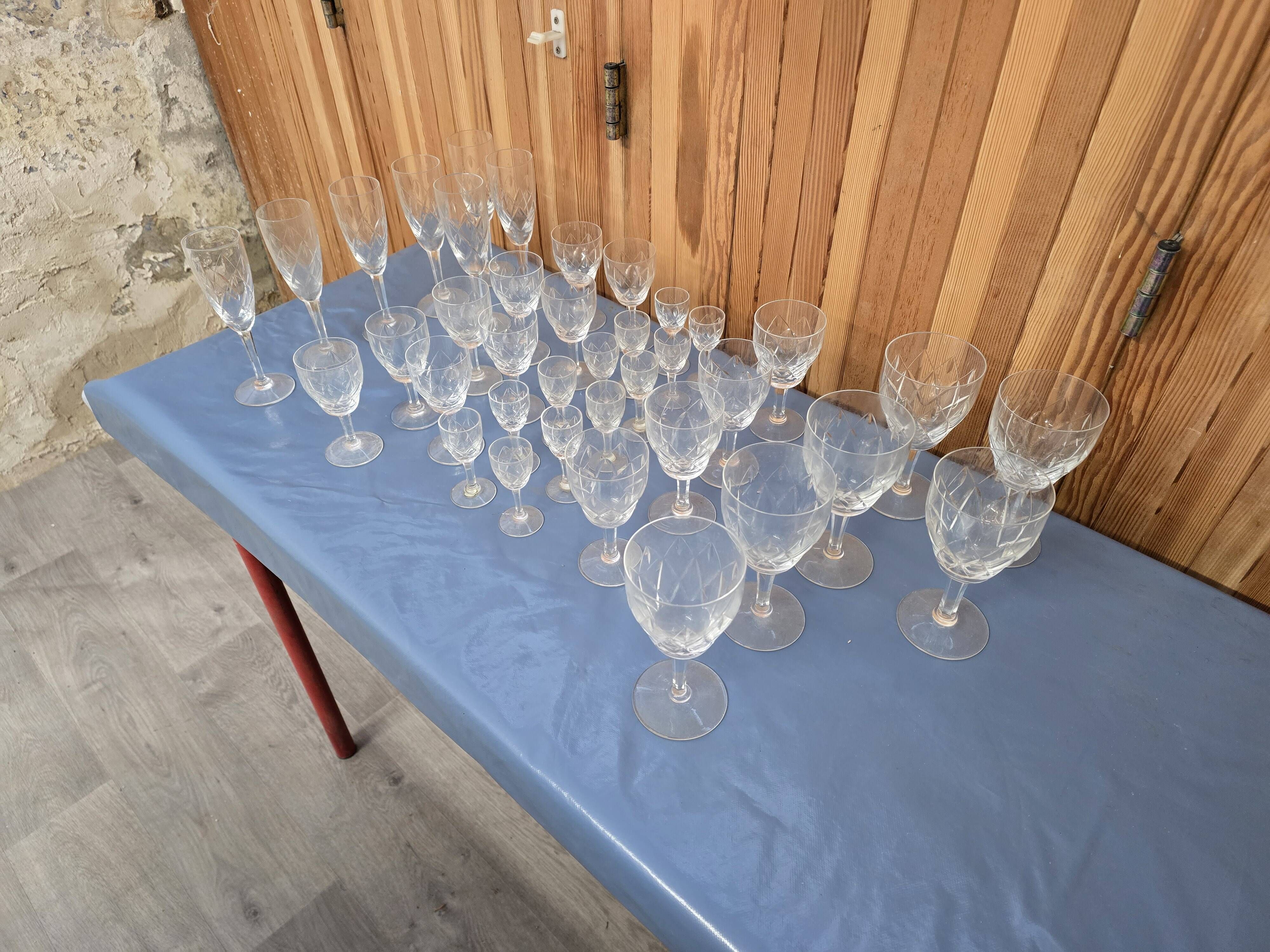 Service en cristal de Lorraine 1950