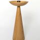 Bougeoirs en bois tourné IKEA vintage | Paire