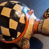 Traditional Berber ceramic turtle family