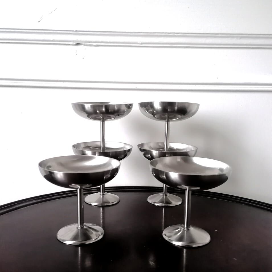 Guy degrenne ice cups 1970