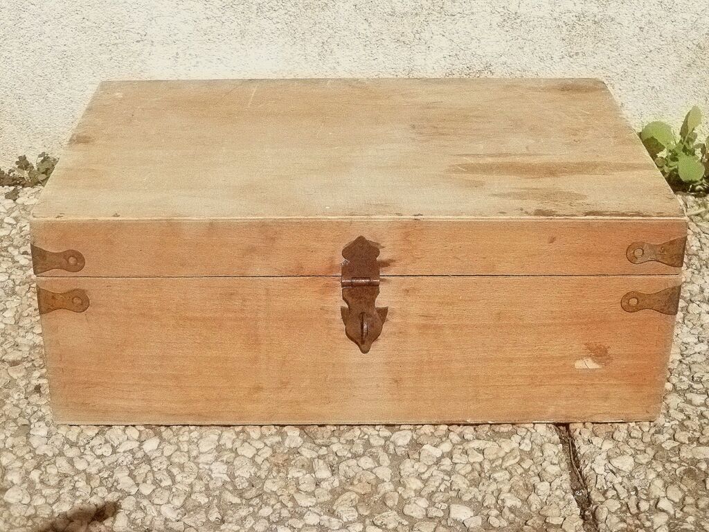 Vintage wooden crate