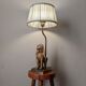 Thai Singha lion foo dog bedside lamp