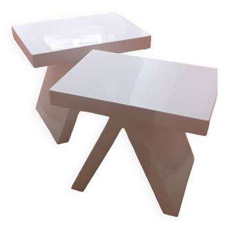 Pair of Kartell coffee tables