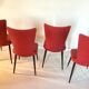 Suite de 4 chaises baumann 1966