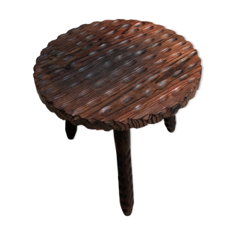 Brutalist tripod coffee table