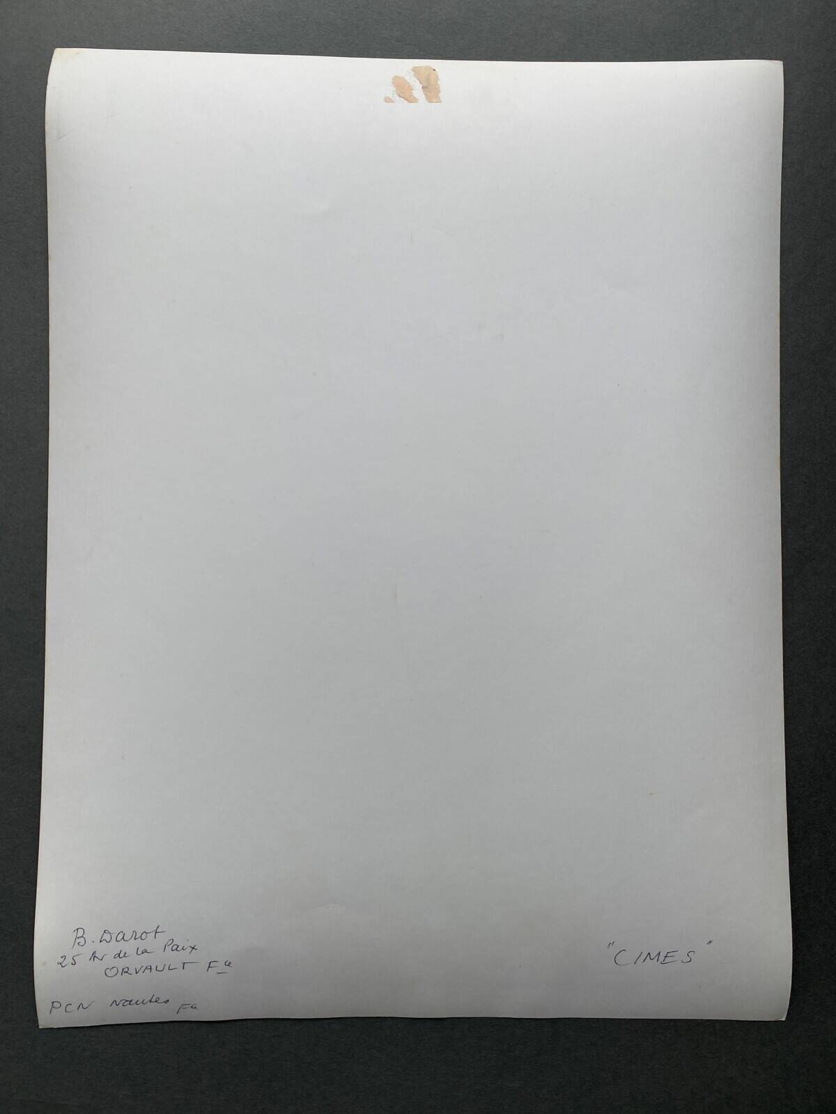 Silver gelatin photograph, Peaks, Bernard Darot, Nantes Photo Club